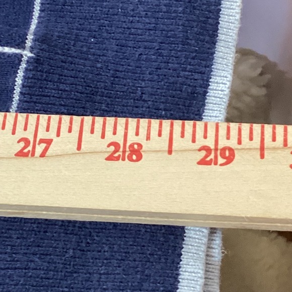 Tommy Hilfiger‎ Golf Sweater Mens XL Blue White Grid V Neck Pullover - Picture 11 of 13